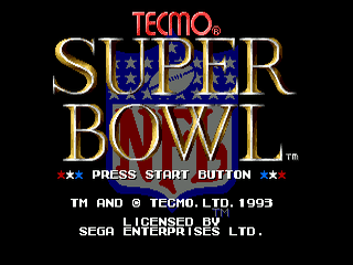 Tecmo Super Bowl III screenshot 4 for Sega Genesis